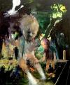 Alexander König: Large Doll/Belvedere—Night, 2011
Acrylic and oil on canvas, 180 x 150 cm